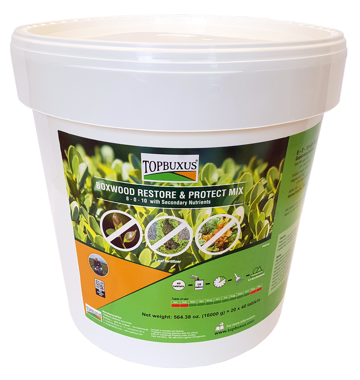 TOPBUXUS RESTORE & PROTECT 800 Applications